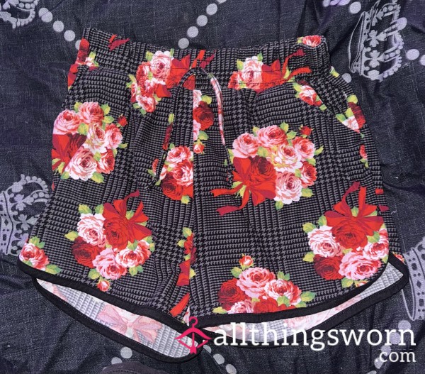 Flor*l Pajama Shorts