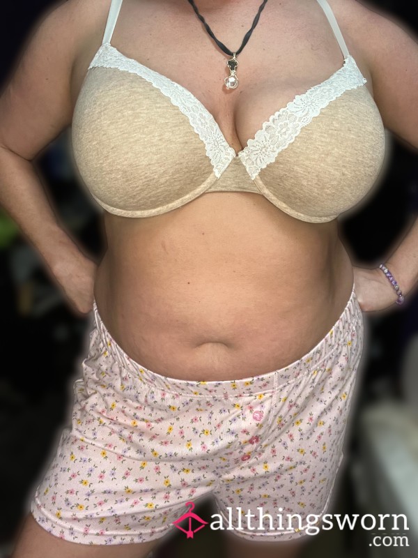 Flor*l Pink Sleep Short