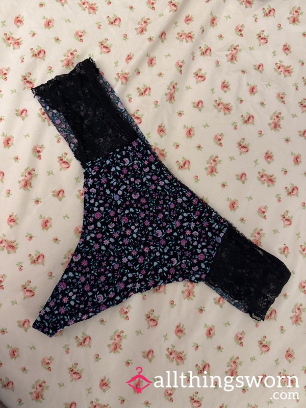 Flor*l Print Thong From VS 💐