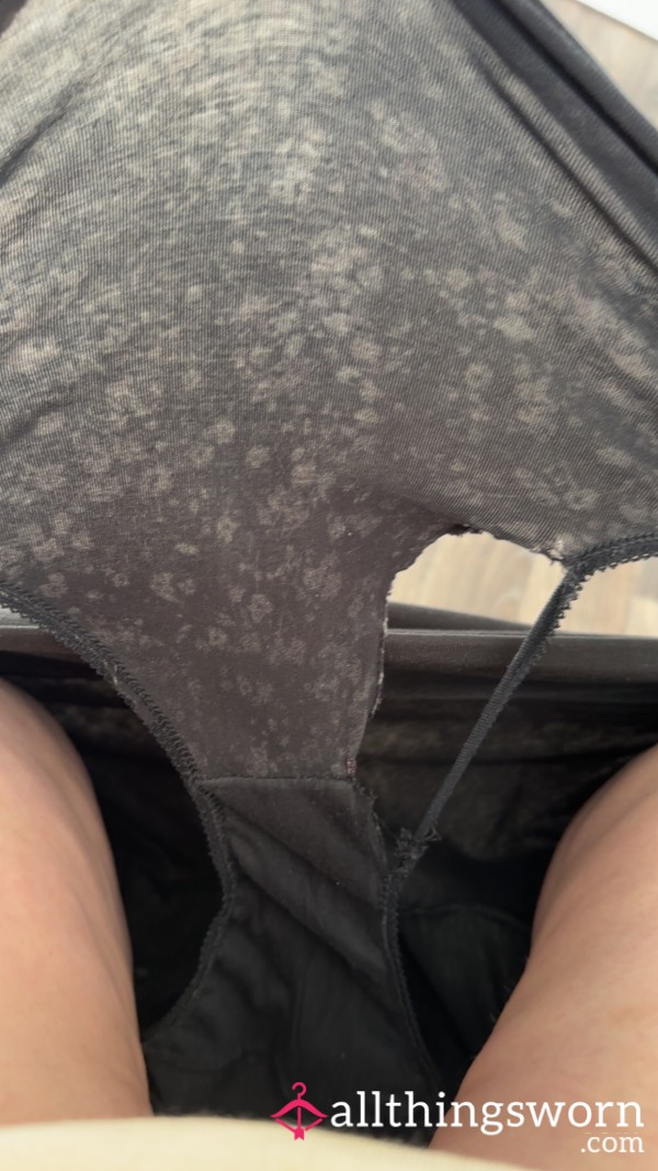 Flor*l Ripped Big Panties