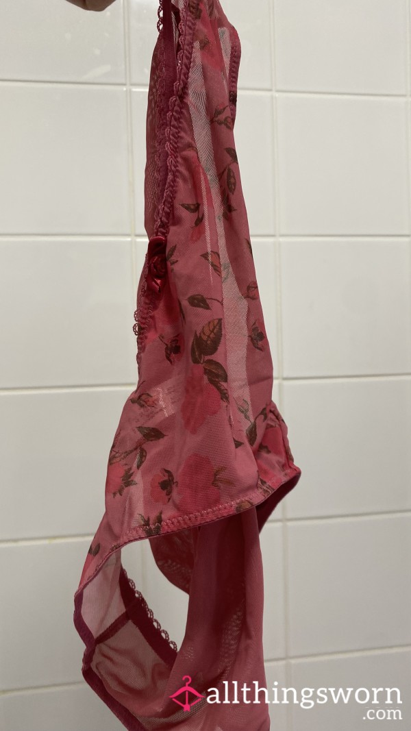 Flor*l Sheer Panties