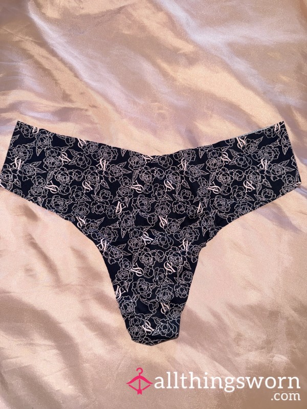 Flor*l Victoria Secret Thong 🩷