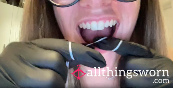 Flossing Teeth