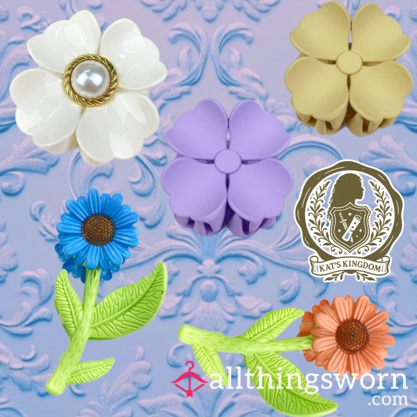 Flower Claw Clip