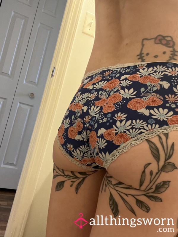 Flower Silk Panties