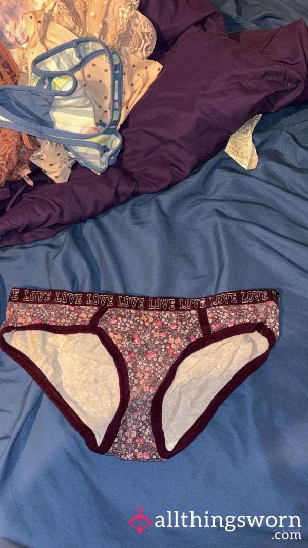 Flowery Hipster Panties