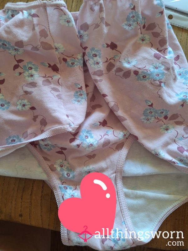 Flowery Sweaty Full Briefs
