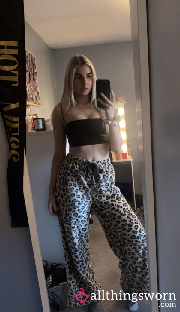 Fluffy Animal Print Pyjamas