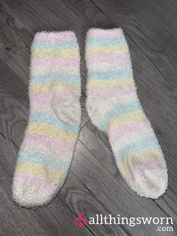 Fluffy Bed Socks *Worn Overnight*