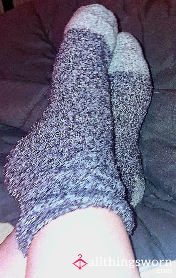Fluffy Bedtime Socks, 5 Days Old
