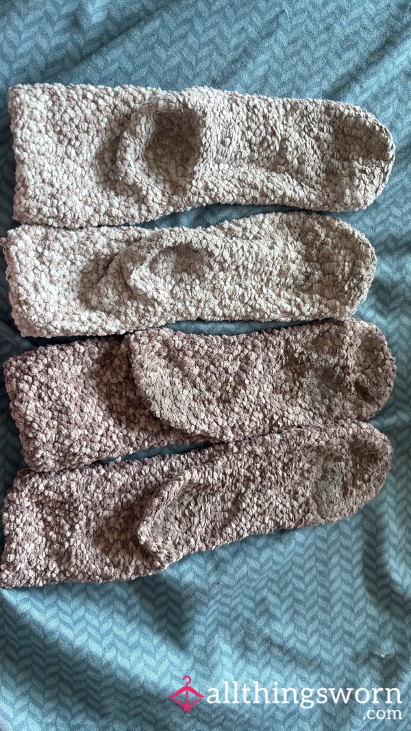Fluffy Crew Socks – Dirty, Sweaty & Fully Worn