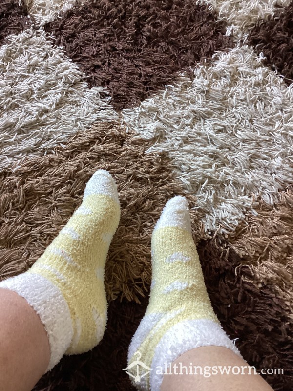 Fluffy Heart Socks £10