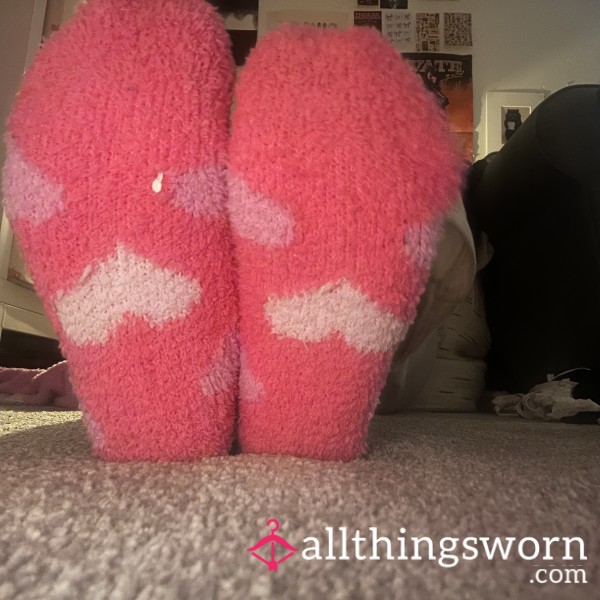 🧦Fluffy Heart Socks🧦