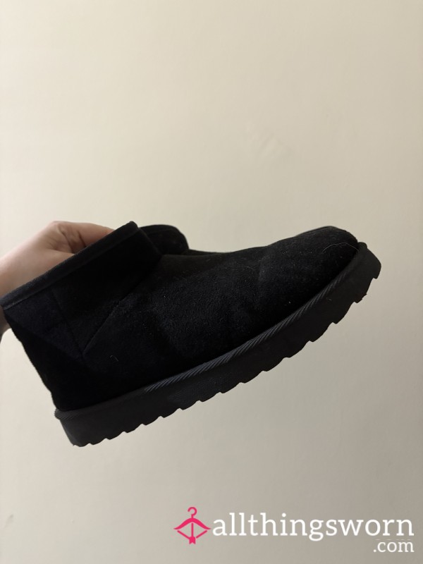 Fluffy Lined Ugg Style Boots