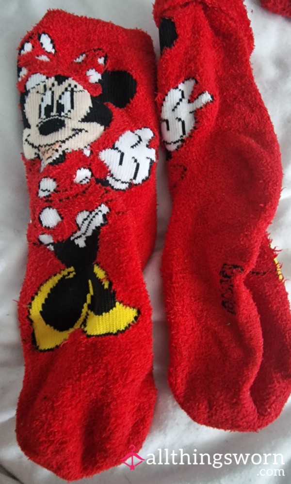 Fluffy Minnie Socks