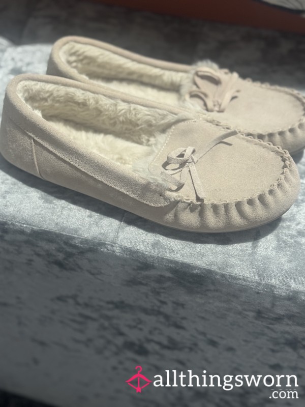 Fluffy M&S Slippers