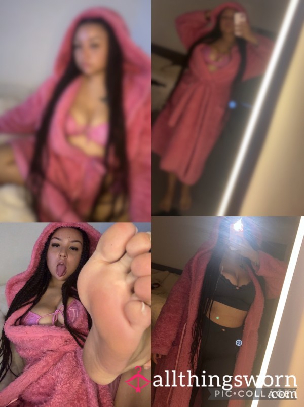 Fluffy Pink Robe