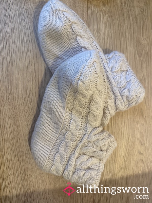 Fluffy Sock Slippers