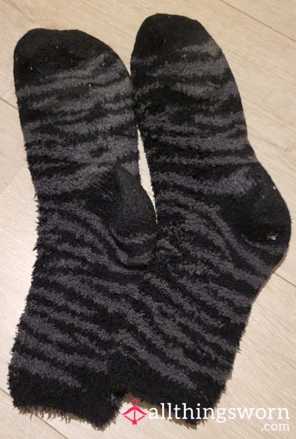 Fluffy Socks - Worn 2 Full Days