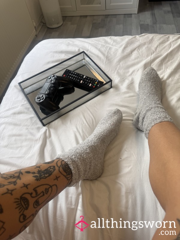 Fluffy Socks.