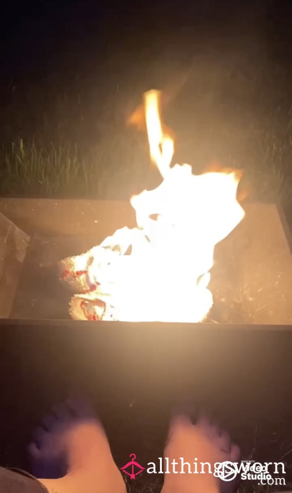 Fluffy Socks Burning