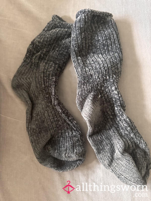 Fluffy Socks Grey
