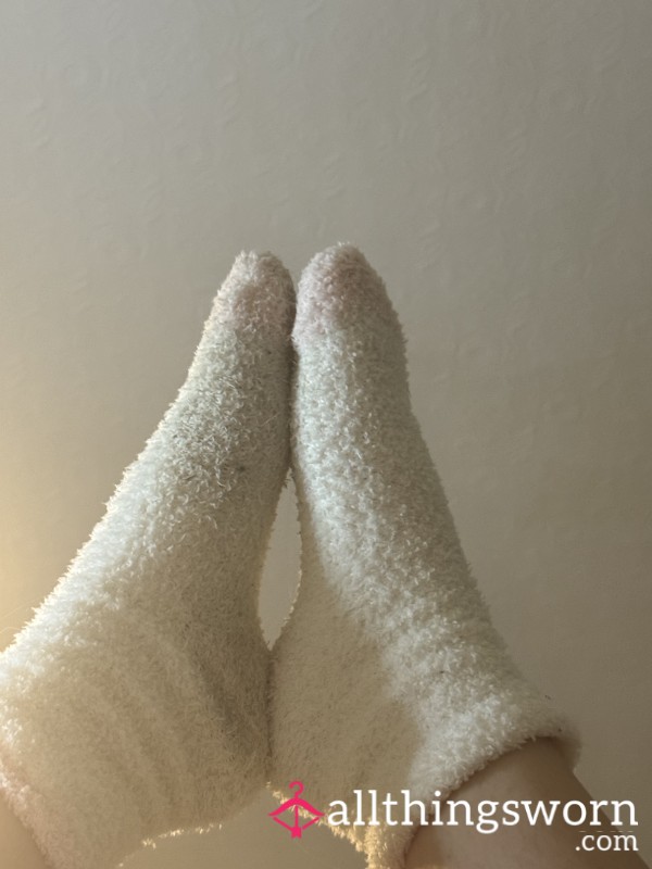 Fluffy Socks!! Well Worn With 2 Day And Night Wear 😏