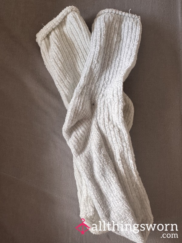 Fluffy Socks White