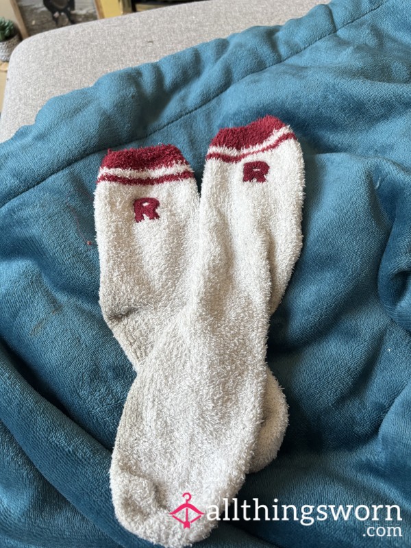 Fluffy Socks With My Man’s Initial