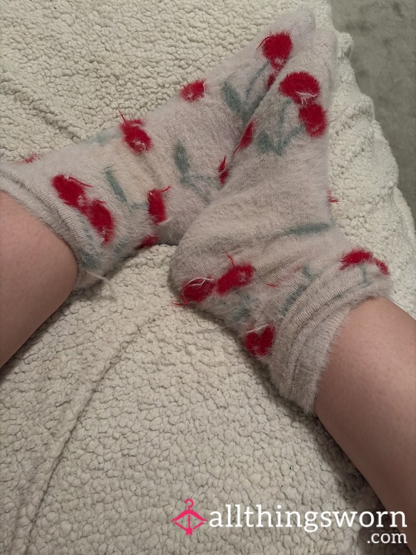 Fluffy Socks Worn 24 Hours