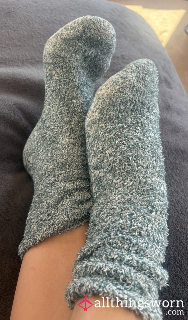 Fluffy Socks Worn