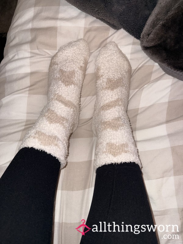 Fluffy Socks Worn In Bed All Week