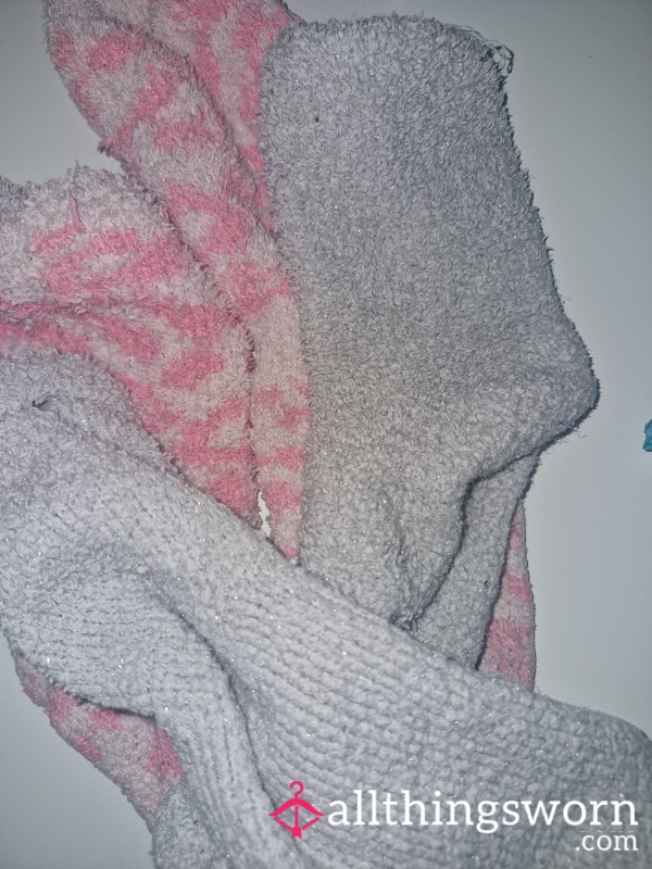 Fluffy Thick Socks X2