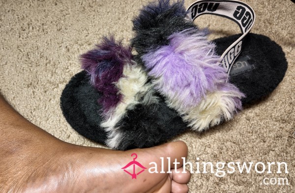 Fluffy UGG Slides