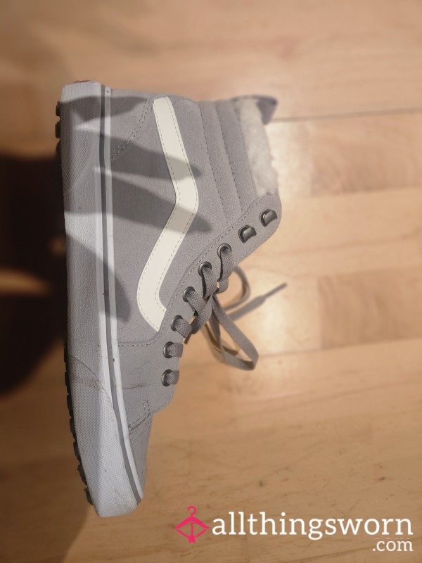 Fluffy Vans Well Worn (no Socks For Extra Scent)