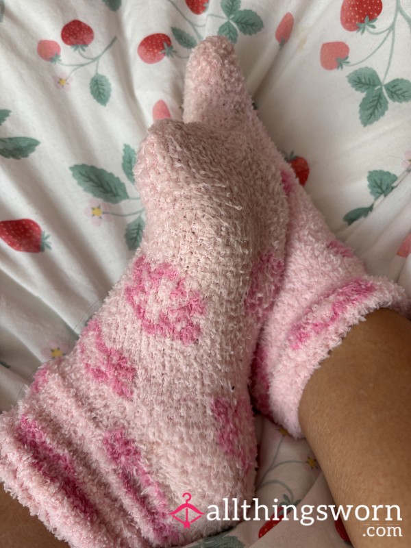 Fluffy Worn Socks