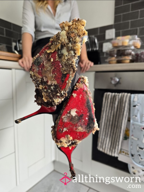 FOOD COVERED SHOES MADE TO ORDER