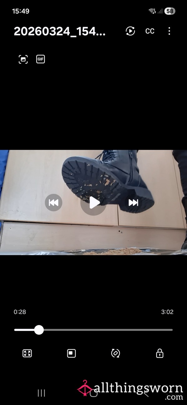 👢3 Minutes Crush In Boots & Feet👣