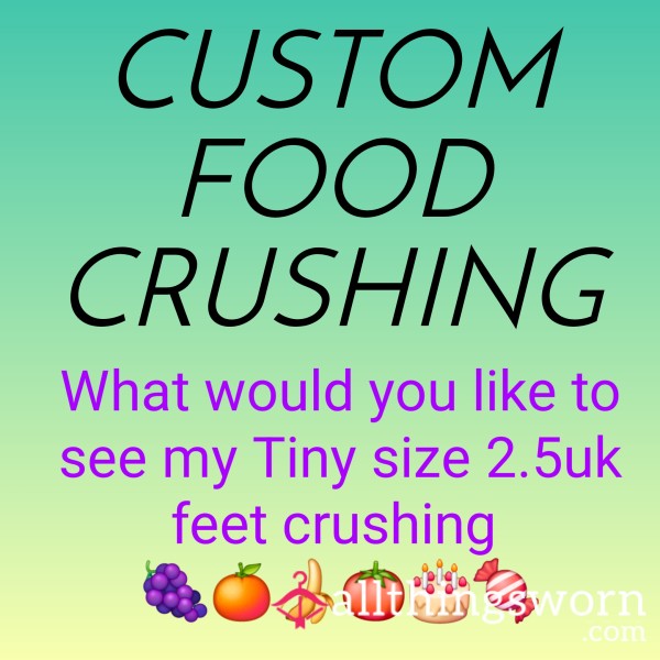Food Crushing Pictures Customs