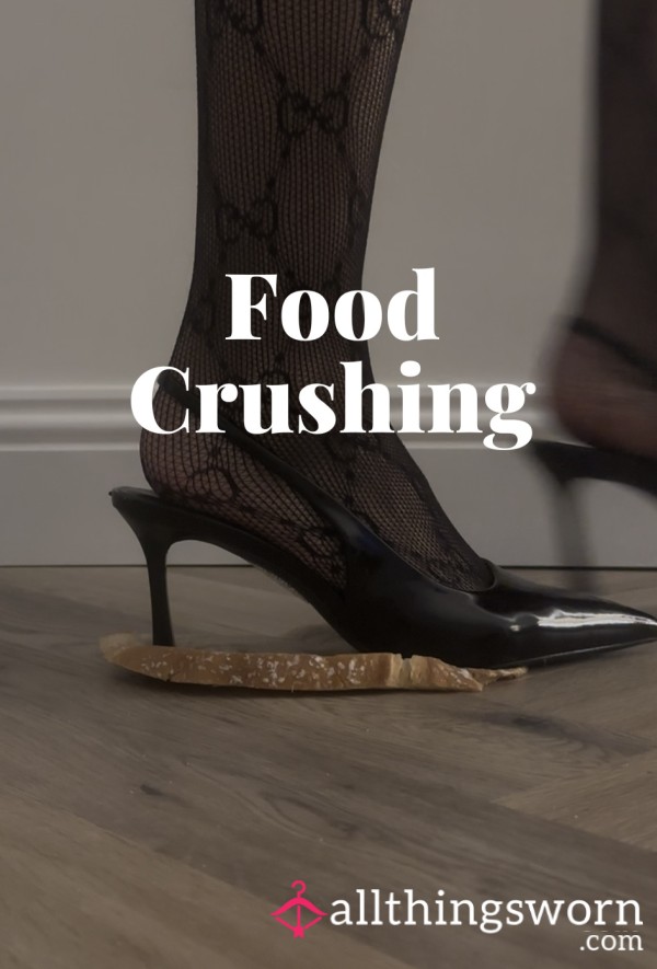 Food Crushing Wearing Heels & Tights
