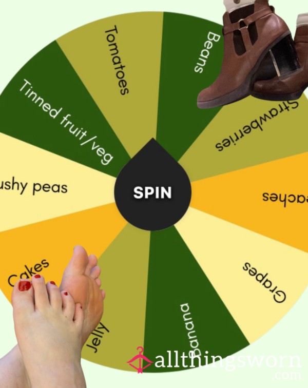 Food Crushing Wheel Spin 🍌🍓🧁