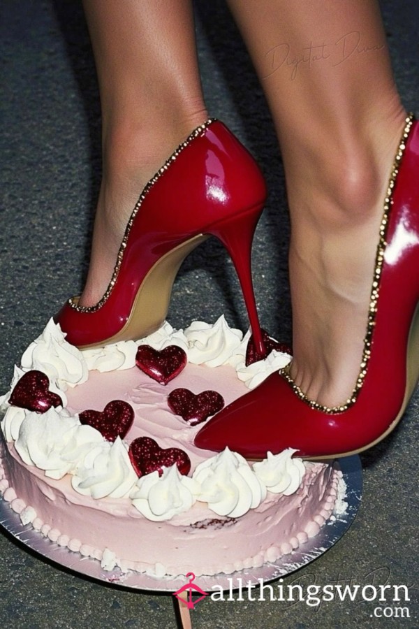 Food Crushing With Feet Or Any Shoes Of Your Choice 🤭 I Have Size 5 Feet With A Fresh Pedicure 😈
