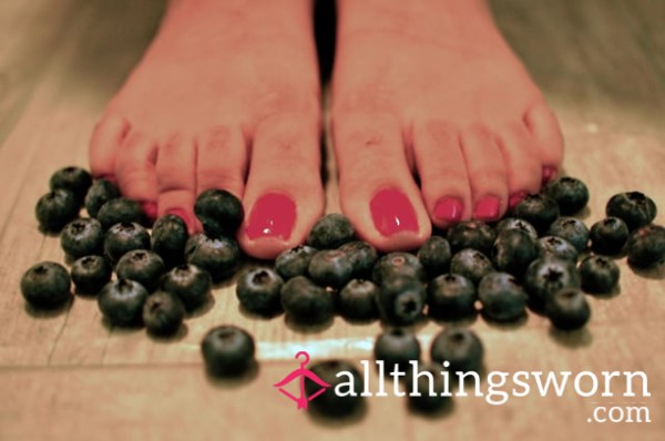 Food Crushing With Feet