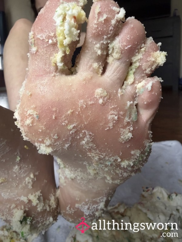 🍑🦶Food Play/ Food Crushing🦶 🍑