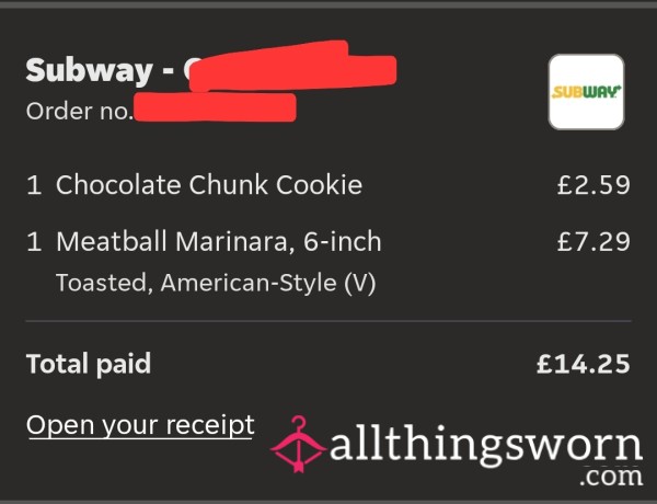 Food Reimbursement