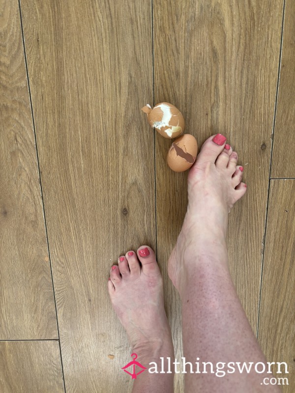 Food Smashing With My Feet 🦶