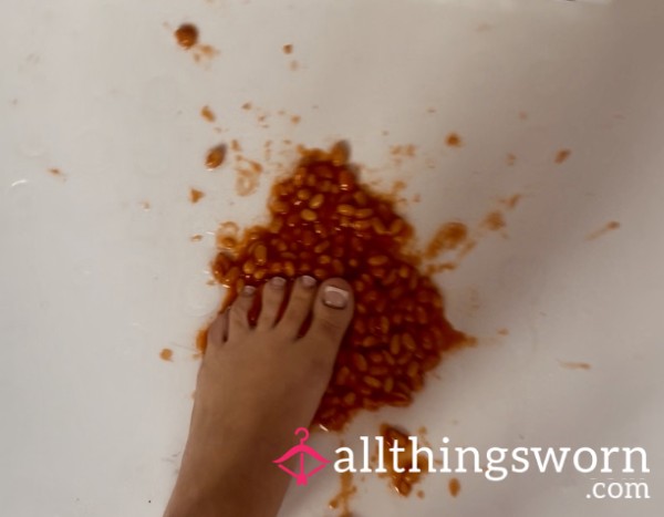 Food Squashing With Feet 🦶 1 Minute Long