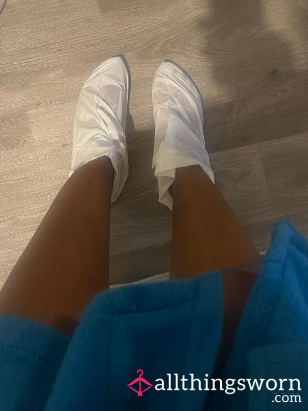 Foot Booties Coconut Oil - Soaked For 2 Hours