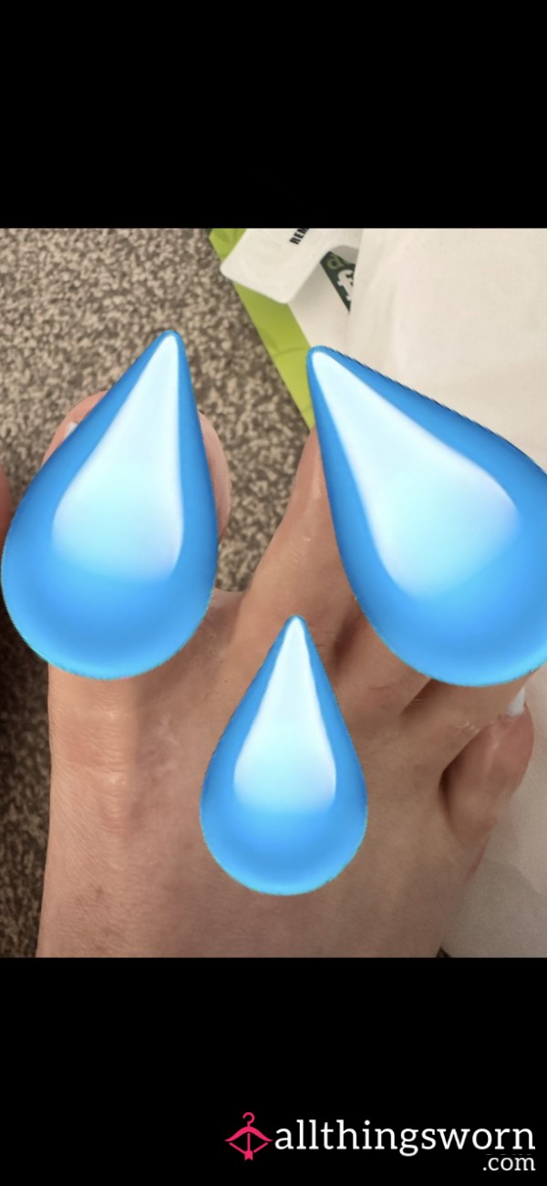 Foot Covered With C*m