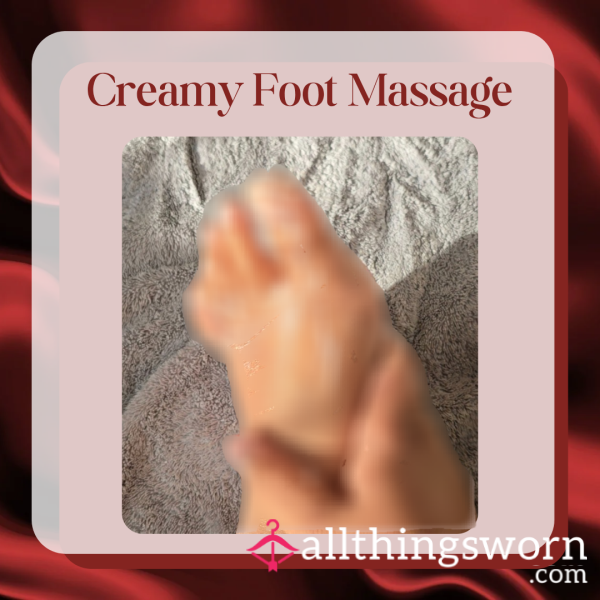Foot Cream Foot Ma**age